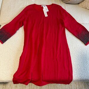9 Jane Street Women's red top size L
